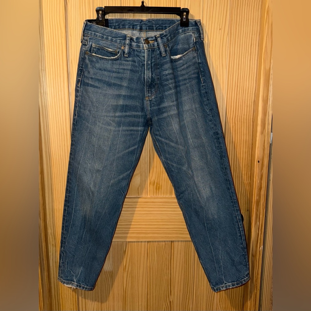 Abercrombie & Fitch Men's Dark Blue Straight Jeans